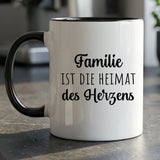 Personalisierte zweifarbige Tasse mit Namen für die Familie – Jeden Tag – Motiv 14