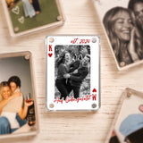 Personalisierter Kühlschrankmagnet für Partner mit Foto-Upload und Spruch von Love & Faith