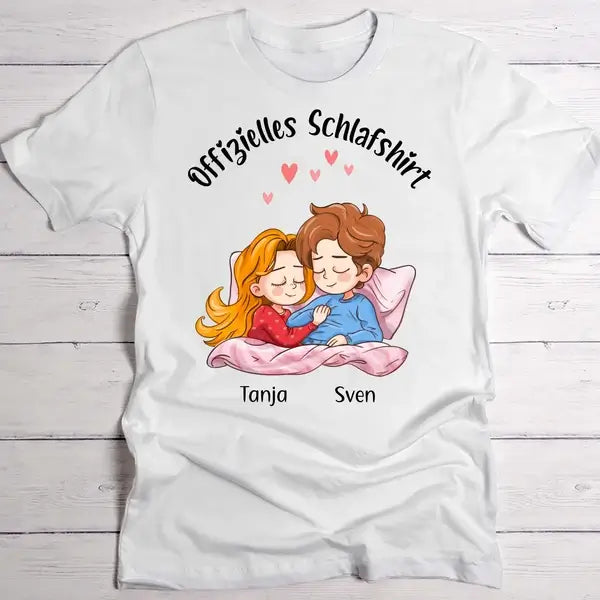 Personalisiertes T‑Shirt für Pärchen