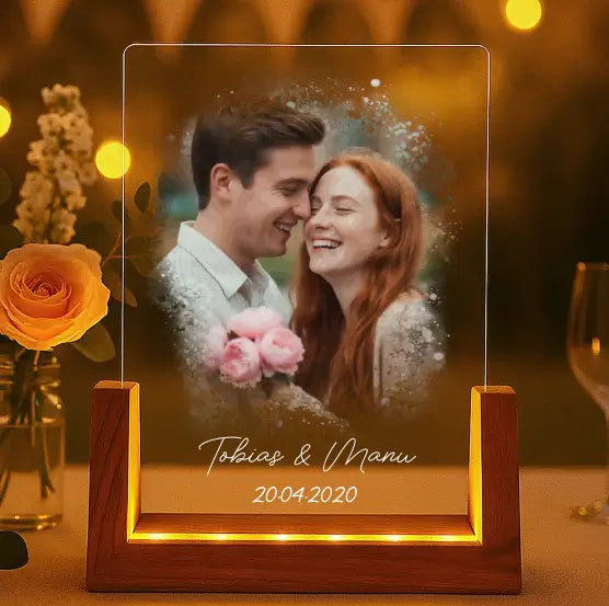 Personalisierter LED-Aufsteller