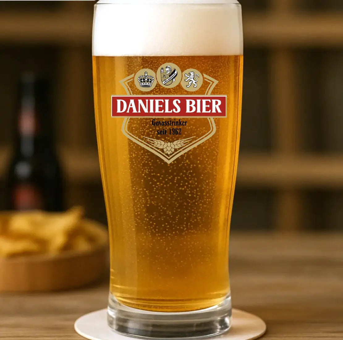 Personalisiertes Bierglas mit Name