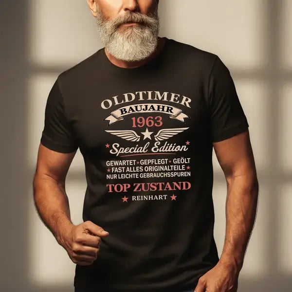 Personalisiertes T‑Shirt zum Geburtstag