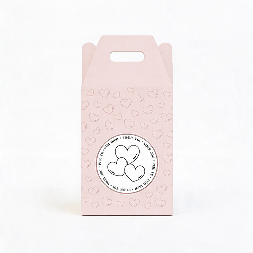 Geschenkbox Textilien - Klein - Rosa