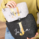 Initiale - Individuelle Kosmetiktasche Filz
