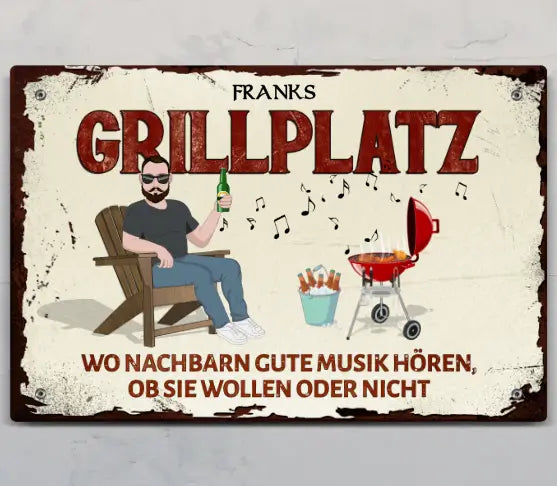 Personalisiertes Türschild 