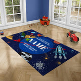 Weltraummission - Kinder-Spielteppich