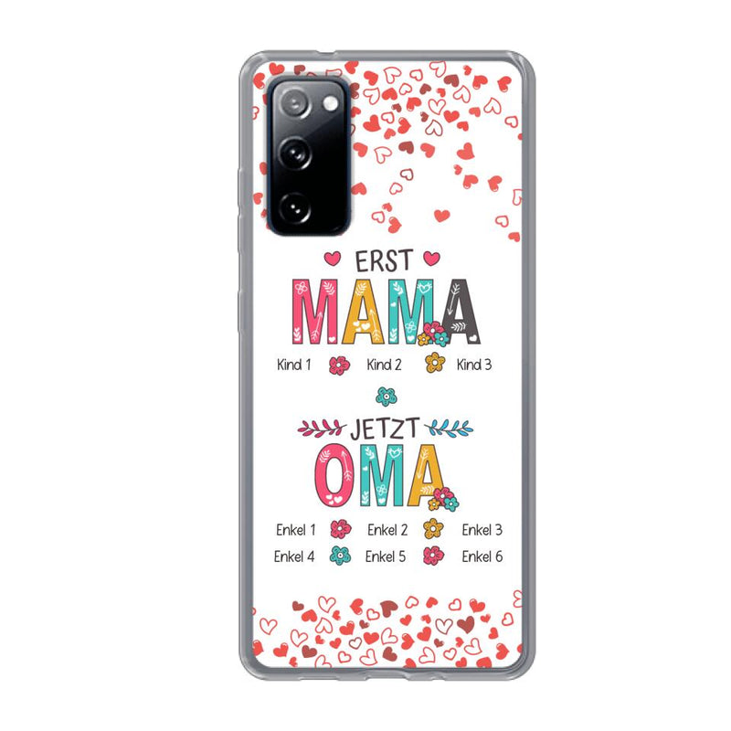 Erst Mama, jetzt Oma - Großeltern-Handyhülle
