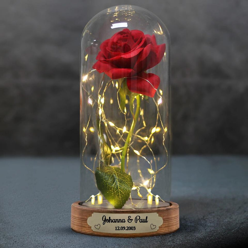Für dich - Paar-Ewige Rose