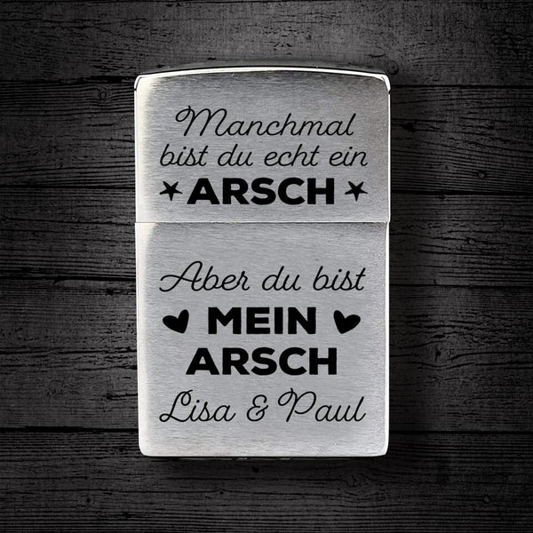 Mein Arsch - Paar-Zippo Feuerzeug