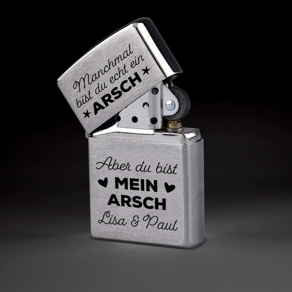 Mein Arsch - Paar-Zippo Feuerzeug