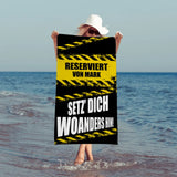 Reserviert - Individuelles Strandtuch