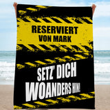 Reserviert - Individuelles Strandtuch